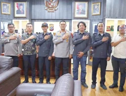 Kapolres Binjai Perkuat Sinergi dengan Bawaslu Langkat, Bahas Kamtibmas