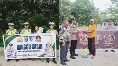 Polres Batu Bara Gelar Minggu Kasih dan Pengamanan Ibadah, Perkuat Kehadiran Polisi di Tengah Masyarakat