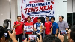 Semangat Kemerdekaan di Meja Pingpong, BNCT Raih Juara II Turnamen Tenis Meja Pelindo Group