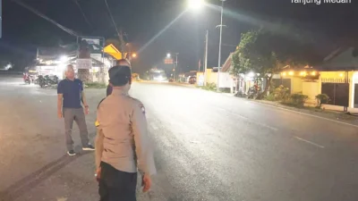 Patroli KRYD Polsek Kampung Rakyat Sasar Geng Motor dan Kejahatan Jalanan, Jalinsum Dipastikan Kondusif