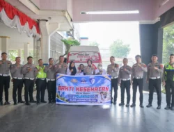 Donor Darah Warnai HUT Polantas ke-71, Satlantas Polres Labusel Ajak Personel Berbagi