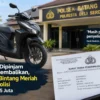 Motor Dipinjam Tak Kunjung Dikembalikan, Warga Bintang Meriah Lapor Polisi