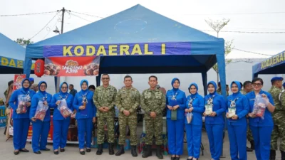 Bazar Murah Kodaeral I Semarakkan HUT TNI ke-81, Prajurit dan Masyarakat Antusias
