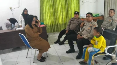 Sat Binmas Polres Sergai Evakuasi Anak Terlantar, Serahkan ke Dinsos untuk Penanganan