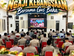 Perkuat Mental dan Karakter Personel, Polres Sergai Ikuti Ngaji Kebangsaan Bersama Gus Baha