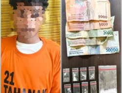 8 Paket Sabu 4,67 Gram Diamankan, Polisi Tangkap Terduga Pengedar di Binjai Barat