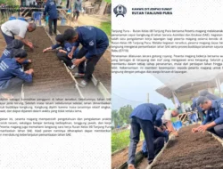 Rutan Tanjung Pura Bersama Peserta Magang Tanam Kangkung di Lahan SAE