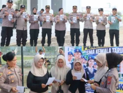Polres Sergai Sosialisasikan SMA Kemala Taruna Bhayangkara di CFD, Dorong Generasi Emas Berprestasi