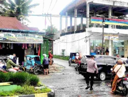 Strong Point Pagi, Polres Aceh Tenggara Atur Lalu Lintas dan Antisipasi Kemacetan
