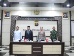 Kapolres Sergai Pimpin Rakor Lintas Instansi, Perkuat Kesiapsiagaan Hadapi Bencana