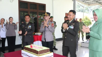 Meriahkan HUT TNI ke-81, Polres Sergai Kunjungi Kodim 0204/DS dan Brigif-7/Rimba Raya