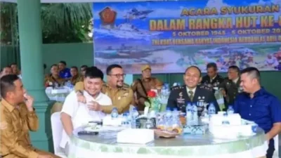 Bupati Fery Hadiri HUT ke-81 TNI di Makodim 0209/Labuhanbatu, Perkuat Sinergi Jaga Kondusivitas Labusel