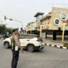 Satlantas Polres Karimun Gelar Strong Point Pagi, Antisipasi Macet dan Kecelakaan
