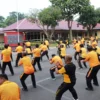 Kapolres Binjai Pimpin Olahraga Bersama dan Tanam 100 Pohon Alpukat, Dukung Pelestarian Lingkungan