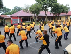 Kapolres Binjai Pimpin Olahraga Bersama dan Tanam 100 Pohon Alpukat, Dukung Pelestarian Lingkungan