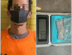 Satresnarkoba Polres Binjai Tangkap Pria Diduga Pengedar Sabu 1,30 Gram di Binjai Timu