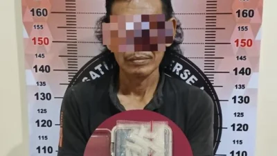 Satresnarkoba Polres Aceh Tenggara Amankan Pria 60 Tahun, 11 Paket Sabu Disita